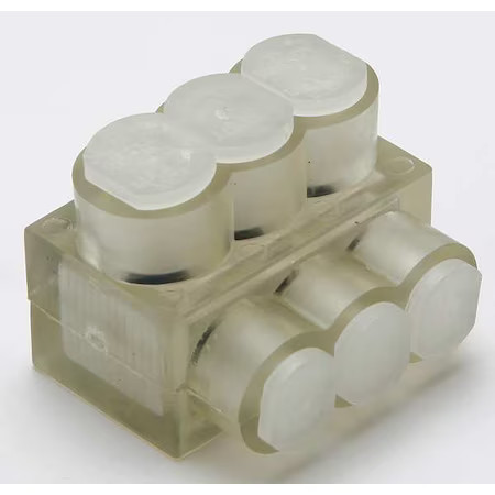 Burndy Bibs2/03 Insulated Multitap Connector, 2.19 In. L, Width: 1.38 In