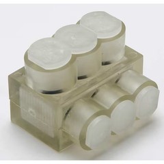 Burndy Bibs2/03 Insulated Multitap Connector, 2.19 In. L, Width: 1.38 In
