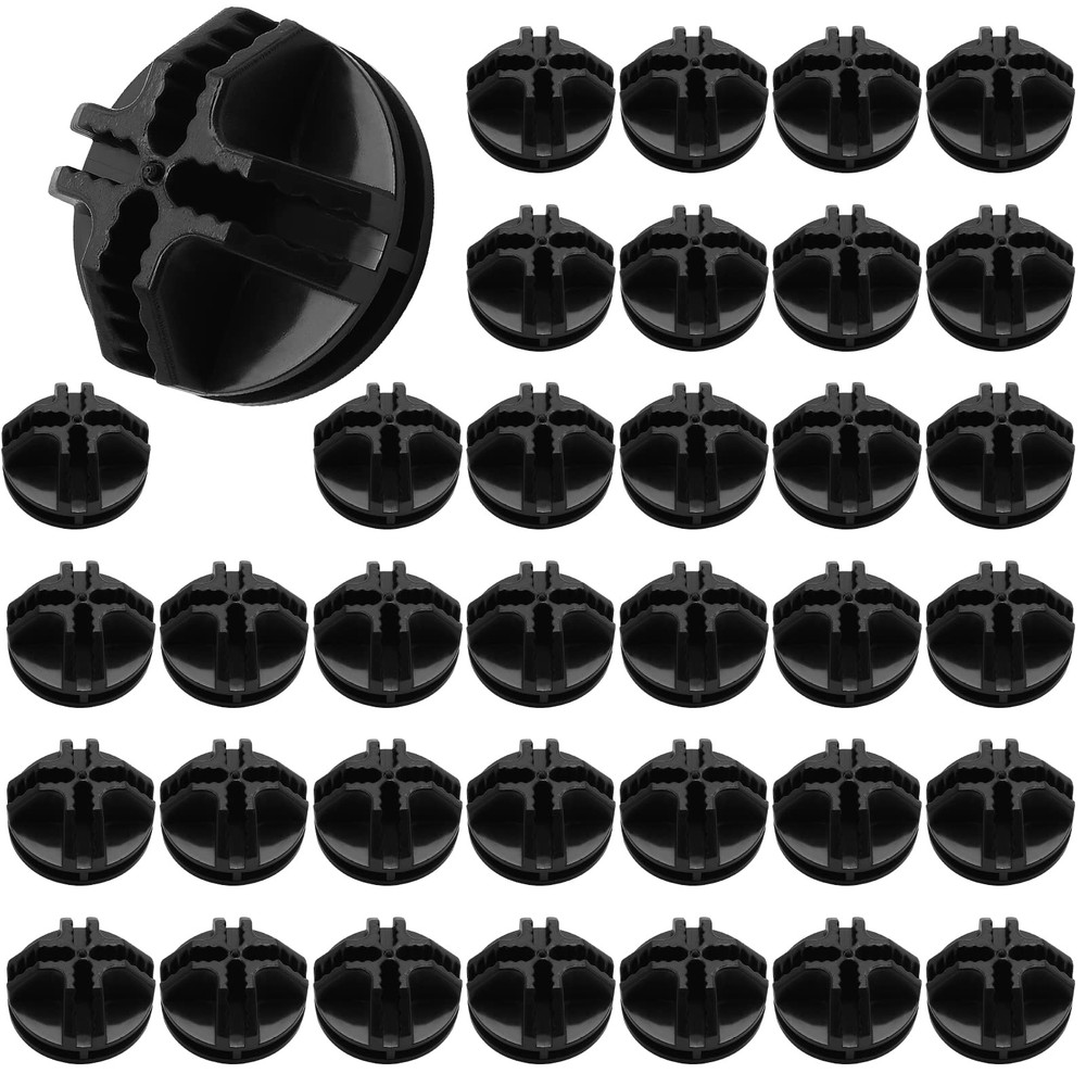 Litoexpe 36 Pcs Wire Cube 1.39 Inch (Diameter), 0.79 (Height), Black