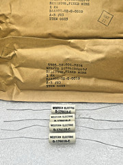 VERY RARE NOS MATCH QUAD WESTERN ELECTRIC CERAMIC RESISTORS D-178618-C TUBE AMPS