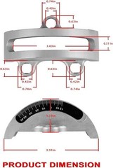 2PCS 14″ Bandsaw Trunnions Kit with Degree Scale For Most 14inch Wood Band Saws