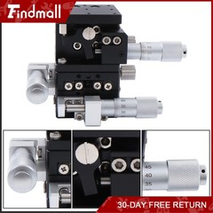 Findmall 40mmx40mm XYZ Linear Stage Manual Precision Positioning Sliding Table
