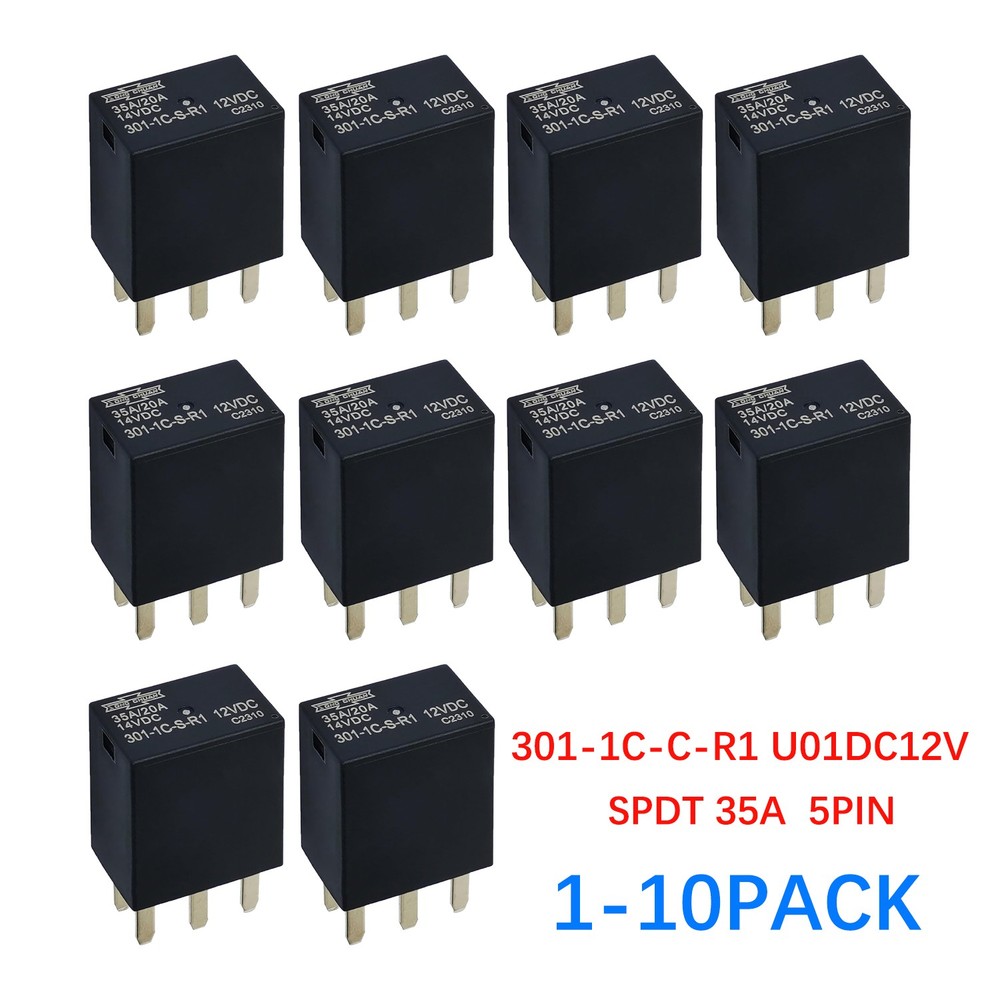 Lots of For Song Chuan Relays 301-1C-C-R1 U01 12VDC SPDT 35A