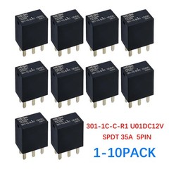 Lots of For Song Chuan Relays 301-1C-C-R1 U01 12VDC SPDT 35A