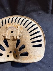 #43 CAST IRON Tractor Implement Seat WALTER A WOOD Hoosick Falls New York USA