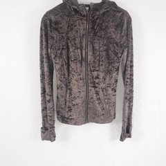 Lululemon Hooded Define Jacket Crushed Velvet French Press Brown Size 6