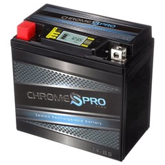 Chrome S Pro iGel YTX14-BS Maintenance-Free, 210CCA, LCD Voltage Display, 12V…