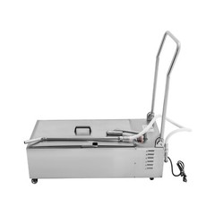 55L Stainless Fryer Oil Filter Cart Machine Commercial Oil Filtration System