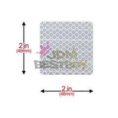 3M Diamond Grade White Conspicuity Tape 2″ x 2″ CE Approved Reflective Safety