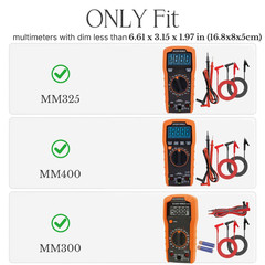 Hard Multimeter Case for Klein Mm325/Mm420/Mm400/Mm300/Fluke 117/Fluke 115, Port
