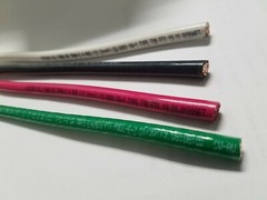 75′ EA THHN THWN 4 AWG GAUGE BLACK WHITE RED COPPER WIRE + 75 10 AWG GREEN