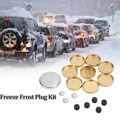 Brass Freeze Frost Plug Kit MPE-100BR Fits Chevy Small Block 283/305/327ci