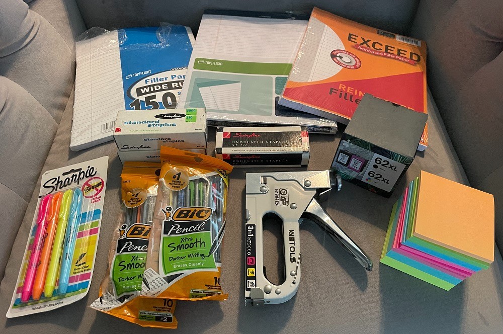 12-Piece Mixed Office/School Supplies