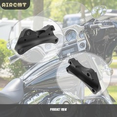 1 Inch 25mm Handlebar Anti-Slip Top Riser Clamps for Touring Electra Glide/Stree