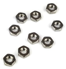 Stainless Steel Finish Hex Machine Screw Nut #10-24, Qty 1000
