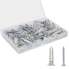 Self Drilling Drywall Anchors, 84PCS Heavy Duty Dry Wall Anchors and Screws Kit