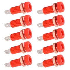 10pcs Banana Jack Socket Durable Connectors For Electronic Instruments