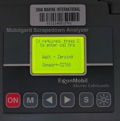 Exxon mobil AS-K14483-EM Mobilgard Scrape Down Analysis Gray