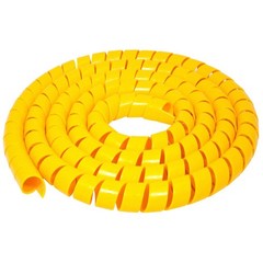 ELECTRIDUCT Spiral Wrap,50 ft. L,25mm W,Color Yellow 800HN1
