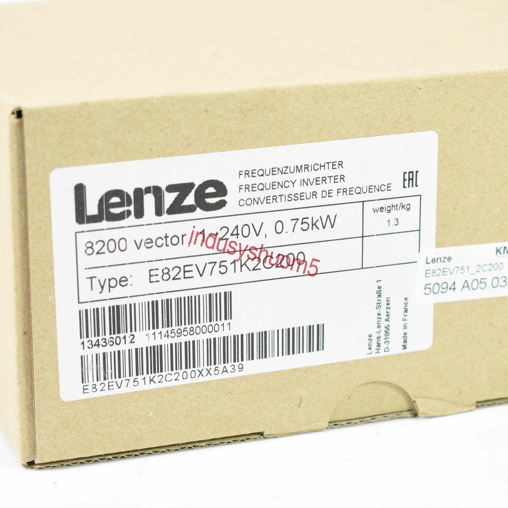 LENZE NEW Inverter 8200 Vector 0.75kW E82EV751K2C200 US STOCK