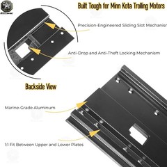 MKA-32 Quick Release Bracket for Minn Kota Ulterra, Terrova, PowerDrive & Dec…