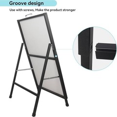 A Frame Sign Heavy-Duty 24×36 Inch Sandwich Board Sidewalk Sign Poster Stand …