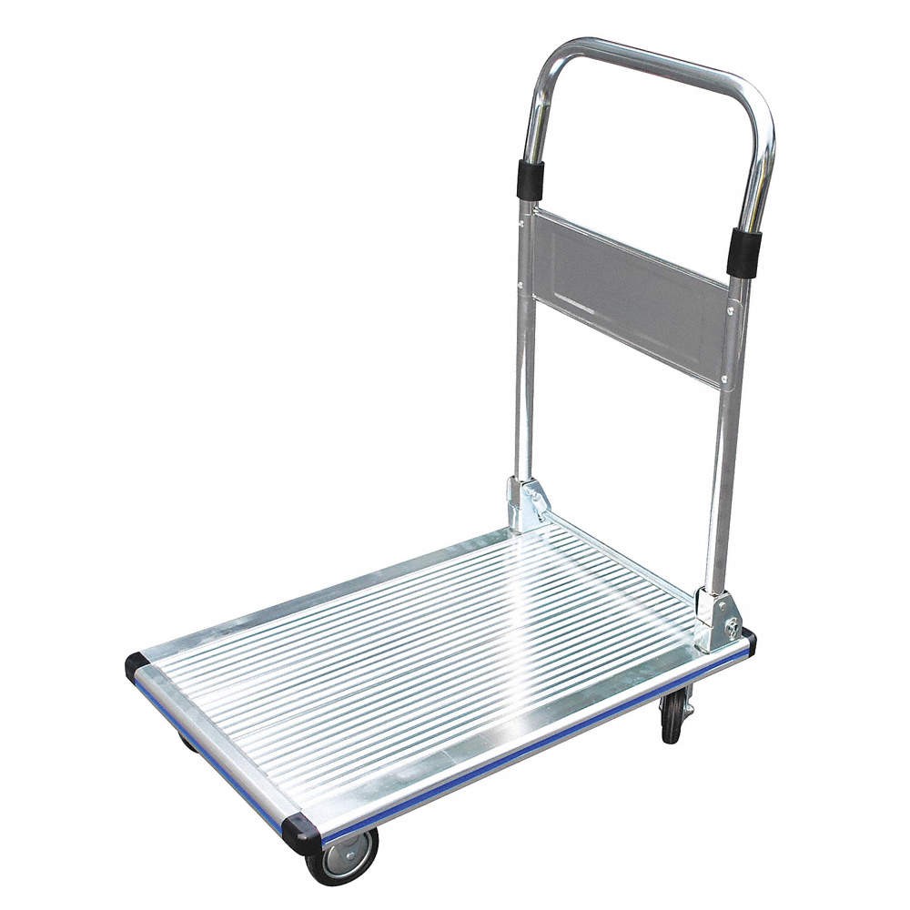 GRAINGER APPROVED 33H180 Platform Truck,Folding Handle,29×18-1/2 33H180