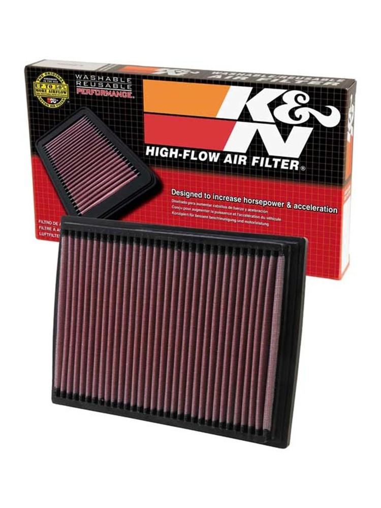 K&N Engine Air Filter: Reusable, Clean Every 75,000 Miles, Washable, Replacemen