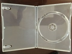 100 NEW TOP QUALITY 14MM SUPER CLEAR SINGLE PATENTED DVD CASES-PSD23