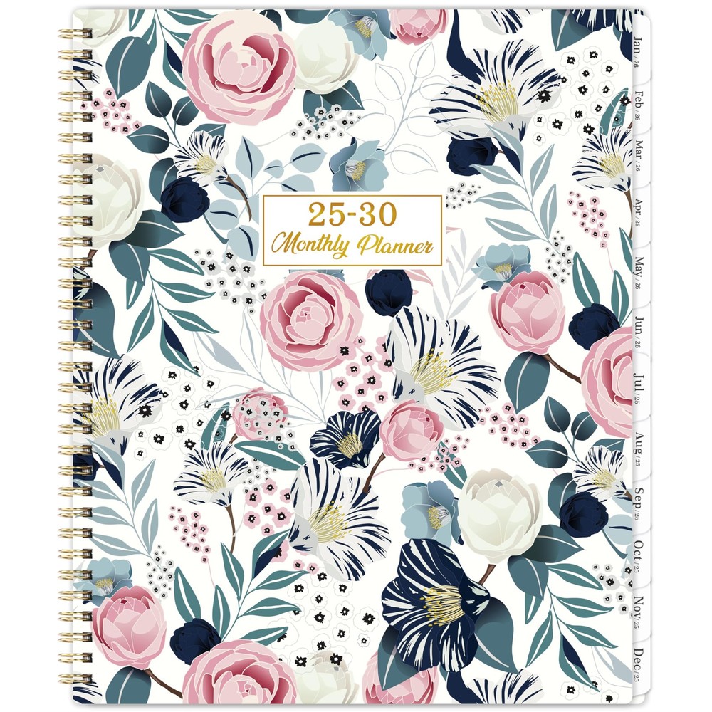 2025-2030 Monthly Planner – 5 Year Planner/Calendar 2025-2030 Spiral Bound, J…