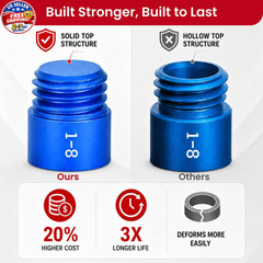 JoblikeBrez Thread Checker, 66pcs Nut and Bolt 66 Red