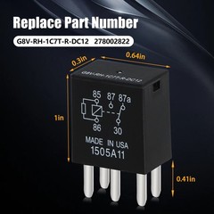2 Multi-Purpose Relay 12V for Sea-Doo Cruise Spark 900 Base 16/19 Sport 18/21