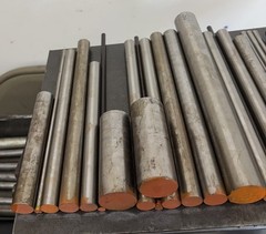 52100 Alloy Steel Round Bars – CD & HR – 31 PCS – 35.85 LBS – Machining Lot