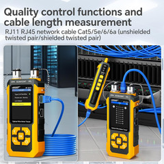 NF-8518 Network Cable Tester & Optical Power Meter for Ethernet & Fiber Optics