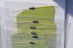 Eleven (11) Vintage CCZL Diodes W/Gold Plated Axial Leads-Various Values/Ratings