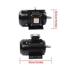 5HP Three Phase Electric Motor 3600 RPM 184T TEFC 230/460V 60Hz Industrial