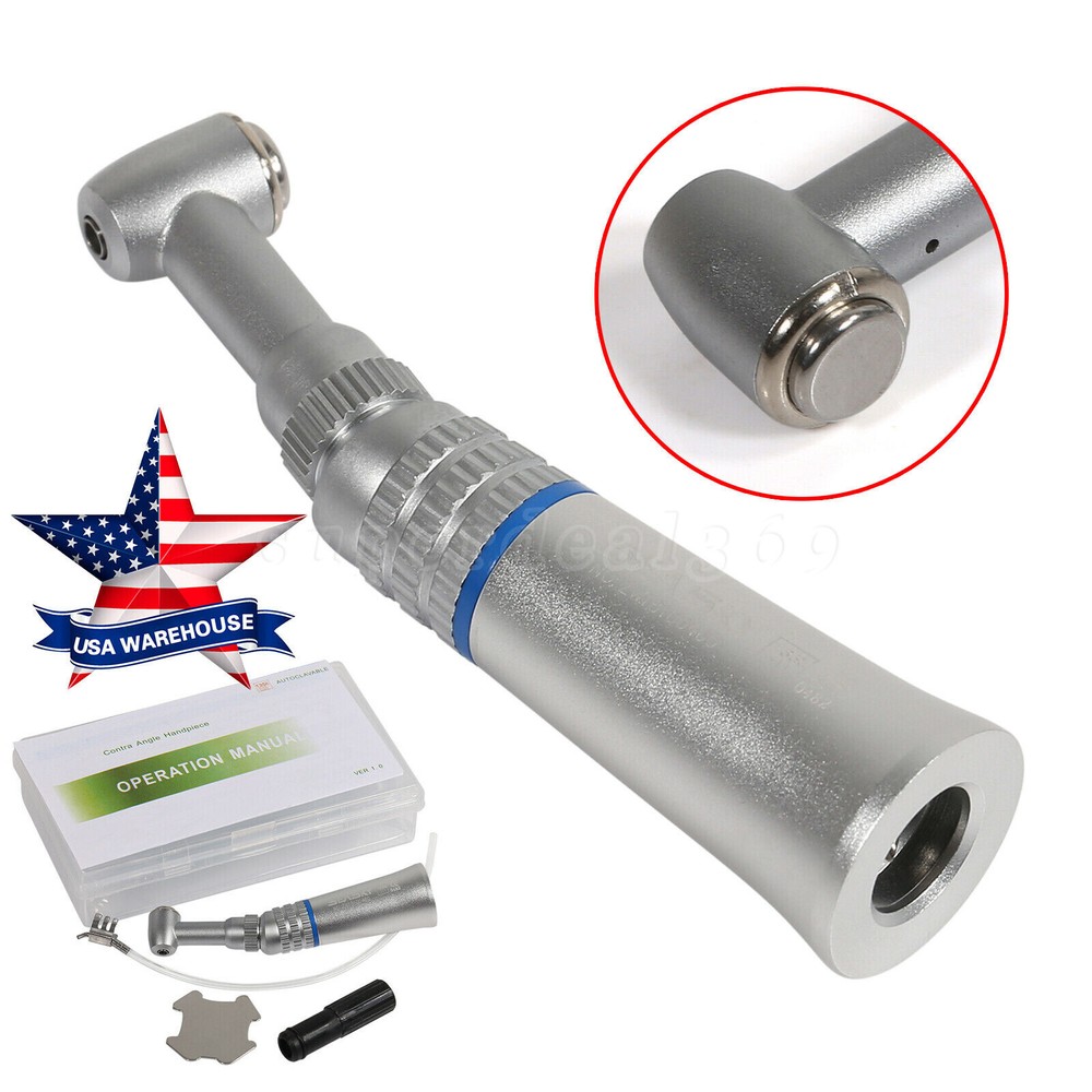 1-5 pcs Dental Low Speed Push Button Contra Angle/Air Motor 2/4H Fit NSK PAD Or