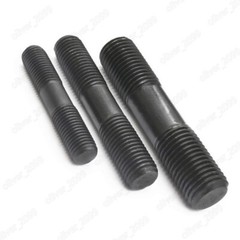 Black 12.9 Steel Double End Studs Rods Clamping Type M8 M10 M12 M14 M16 M18 M20