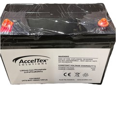 🔴 ATS-BAT-100AH-12V-LI 12V 100Ah LiFePO4 Lithium Iron Solar RV Battery‼️