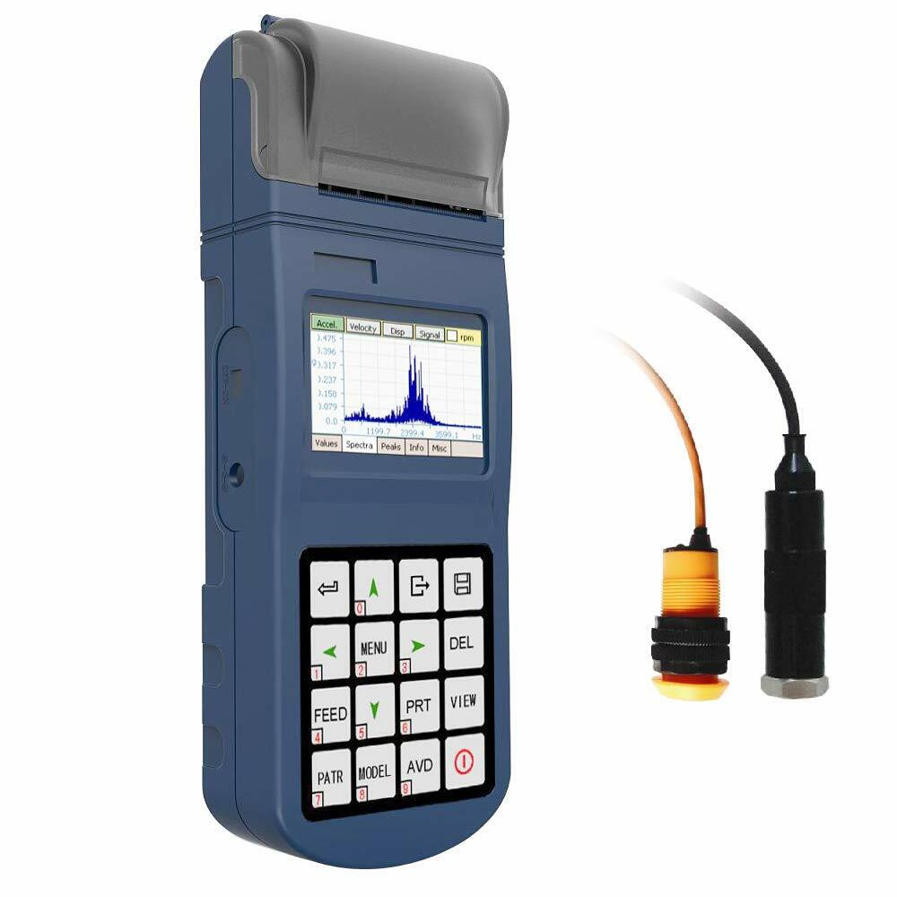 Digital Vibration Meter Measuring Vibration Acceleration Velocity Displacement