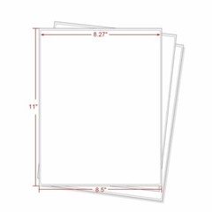 100 Full Sheet Shipping Labels 8.5×11 Self Adhesive Blank Paper for Laser/Inkjet
