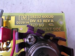 Hewlett Packard HP 19232-60020 Div 43 Rev A 5890 Gas Chromatograph Circuit Board
