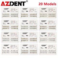 AZDENT Dental Orthodontic Brackets Brace Mini Standard Edgewise Roth MBT 018 022