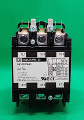 SQUARE D 8910DPA63V02 3POLE 60A 600V Definite Purpose Magnetic Contactor [2NS1]