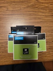 Lot of 3 Dymo 30270 LW Continuous roll 2-1/4 X 300ft 900ft Total