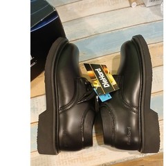 DieHard Men’s Black Oxford Work Shoes Wide Lace Up Safety Uniform Dress NEW