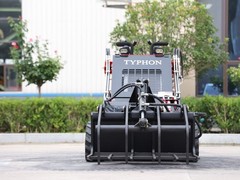Grapple Grabber mini skid steer loader attachments for TYPHON STOMP skidsteer