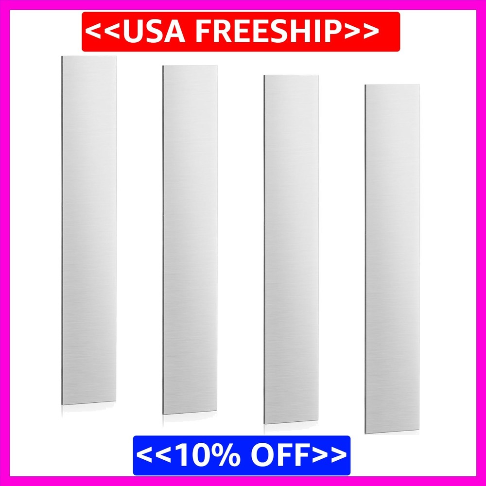 4 Pcs Pure Nickel Strip Nickel Anode Plating Kit Anode Sheet for Electroplating