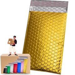 kettleband Size 4″ X 8″ 300 Pack-Metallic Bubble Mailers 7 Colors option #000