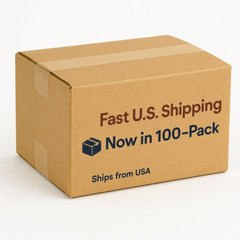 100 6x4x4 Shipping Boxes – Kraft RSC Corrugated Mailers – Bulk Cardboard Pack
